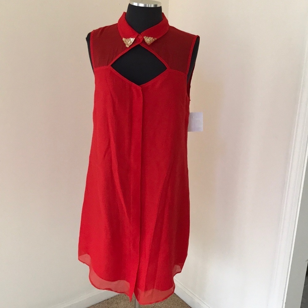 New! RACHEL RACHEL ROY Size 8 Red Dress